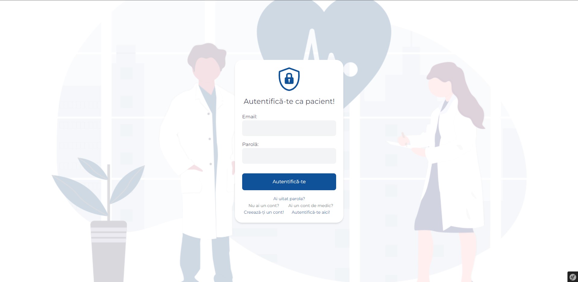 Platform for managing the data of a hospital using PHP and MariaDB