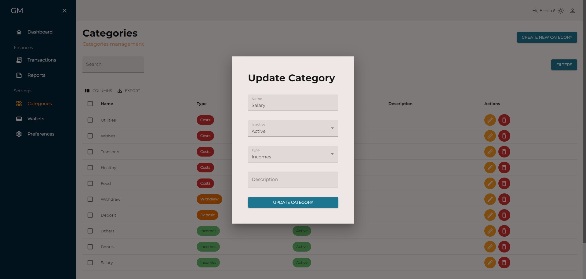 Guardian Manager - Personal Finance Management Platform