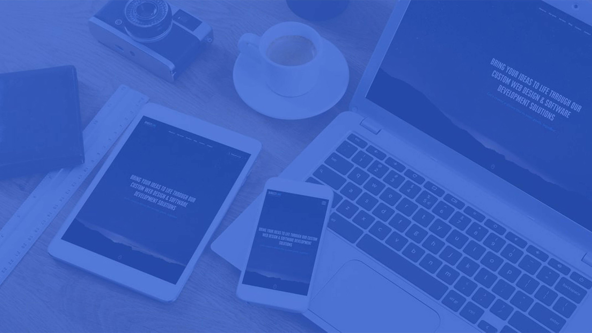 Template for a presentation website