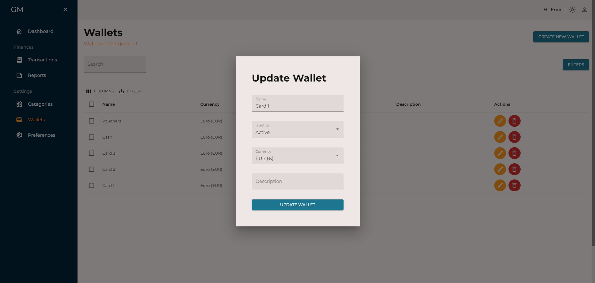 Guardian Manager - Personal Finance Management Platform